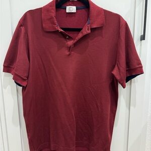 Hermés Men's Red Polo Shirt